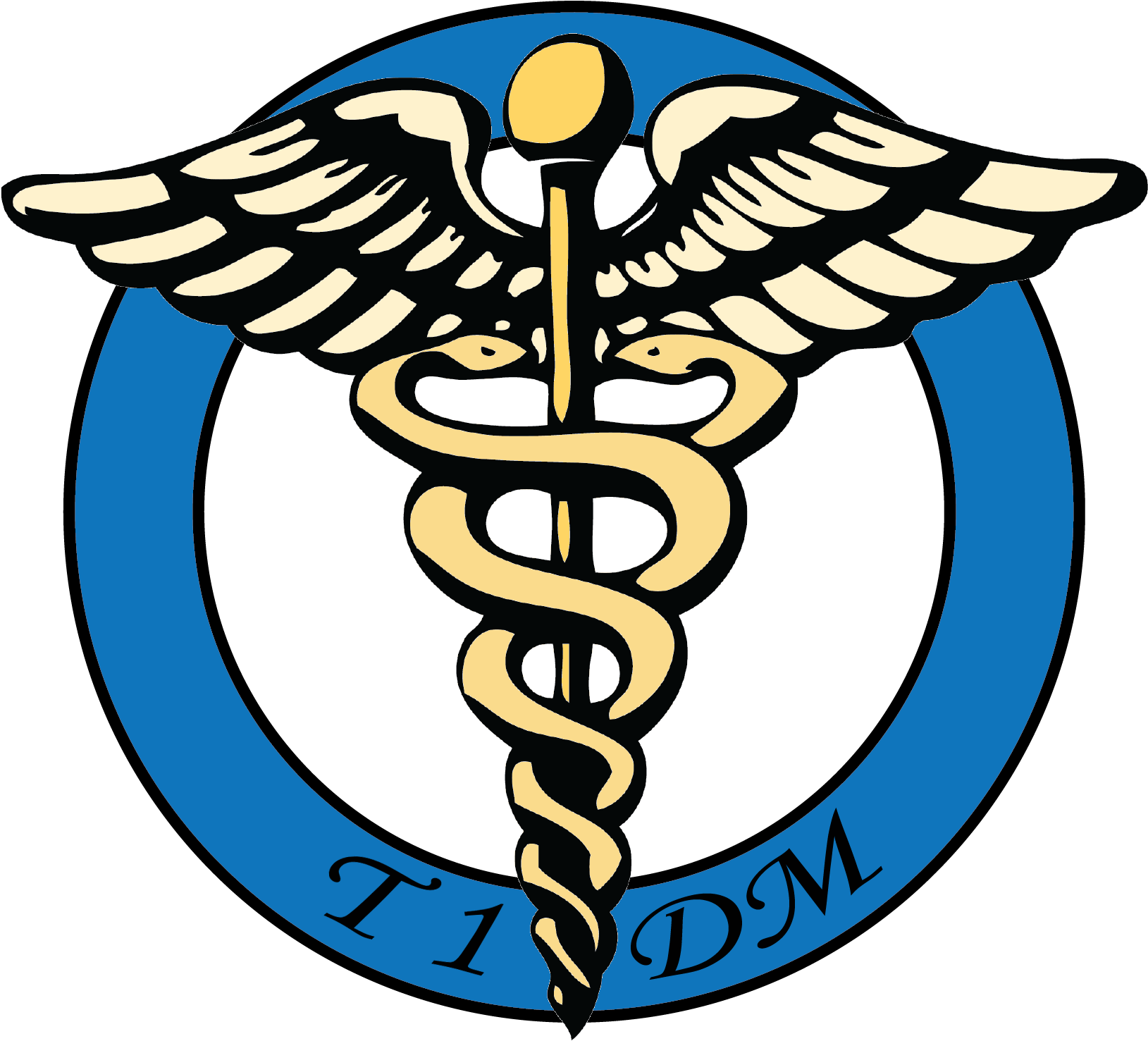 Caduceus Medical Symbol Graphic PNG Image