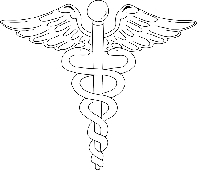 Caduceus Medical Symbol Illustration PNG Image