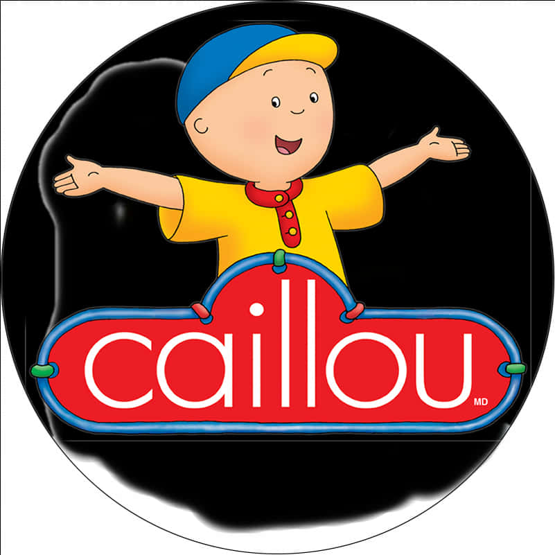 Caillou Animated Character Logo PNG Image