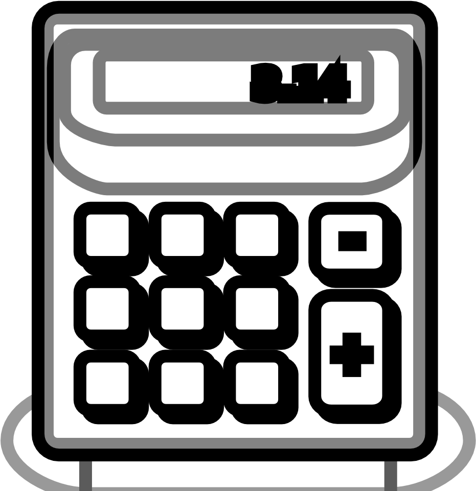 Calculator Icon Graphic PNG Image