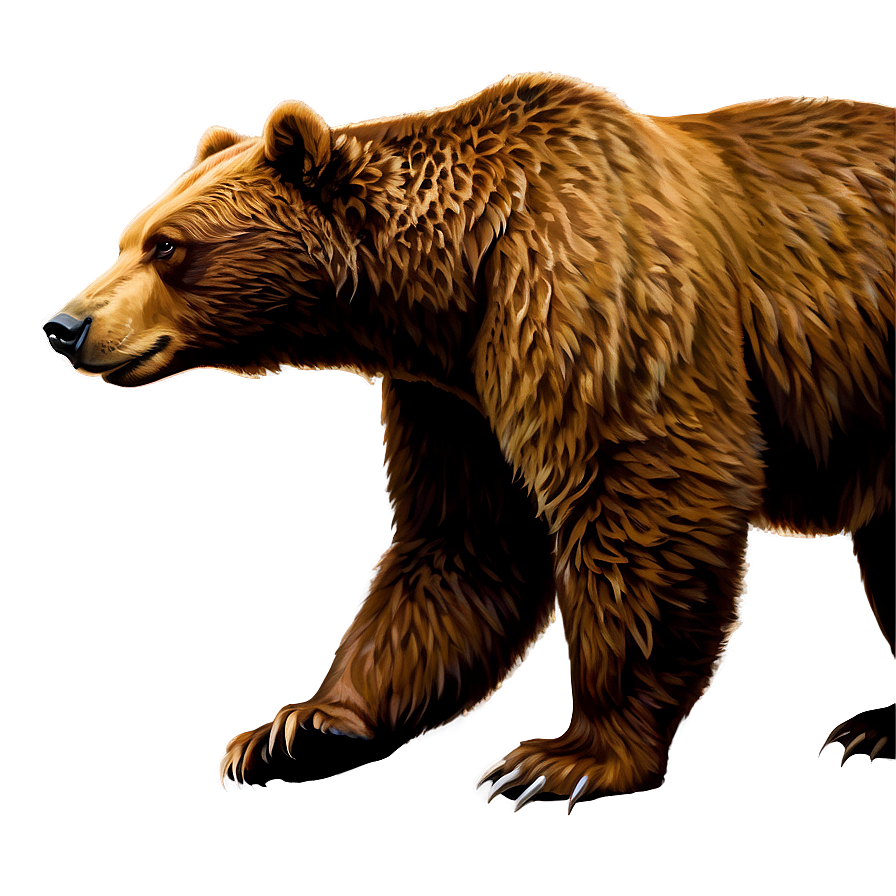 California Bear Illustration Png 88 PNG Image