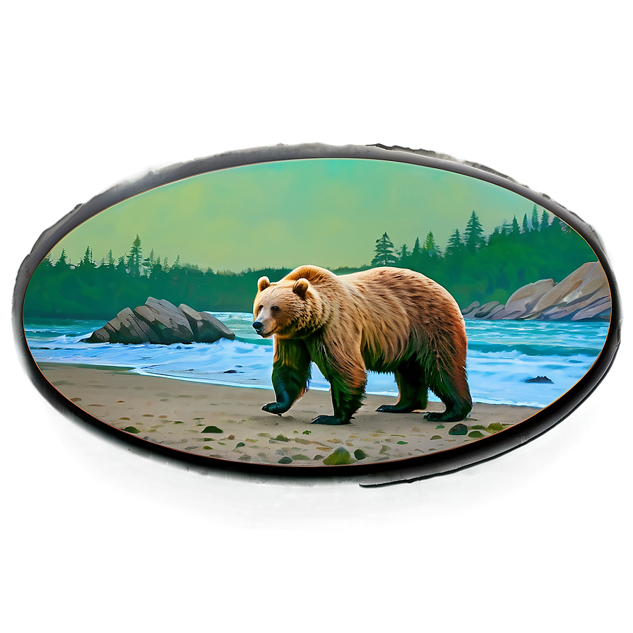 California Coastal Bear Png Wbd PNG Image