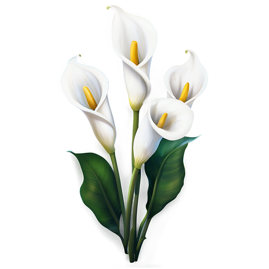 Calla Lily Garden Png Mby PNG Image