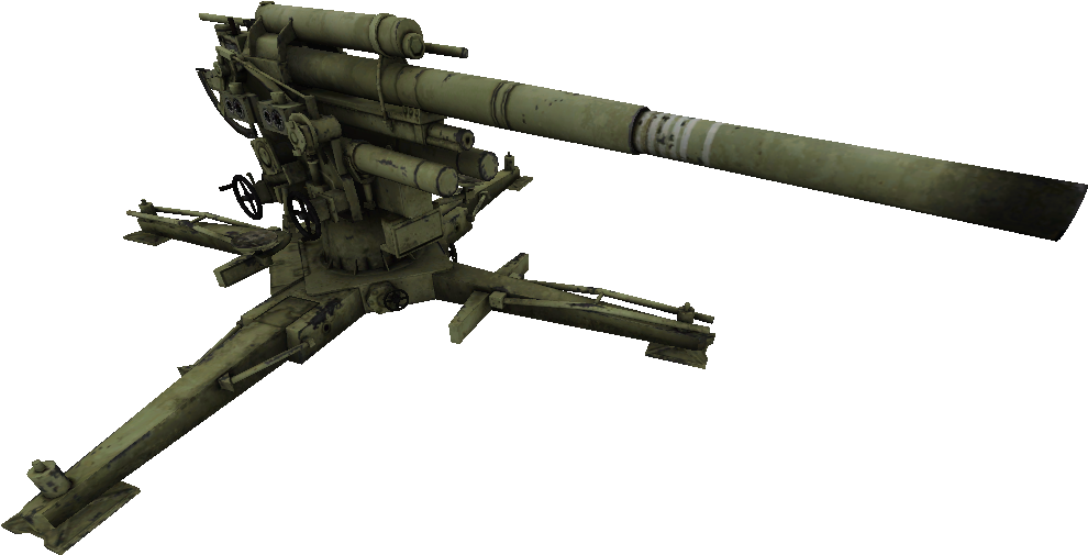 Callof Duty Anti Aircraft Gun PNG Image