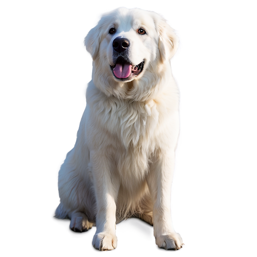 Calm Great Pyrenees Png Kac14 PNG Image