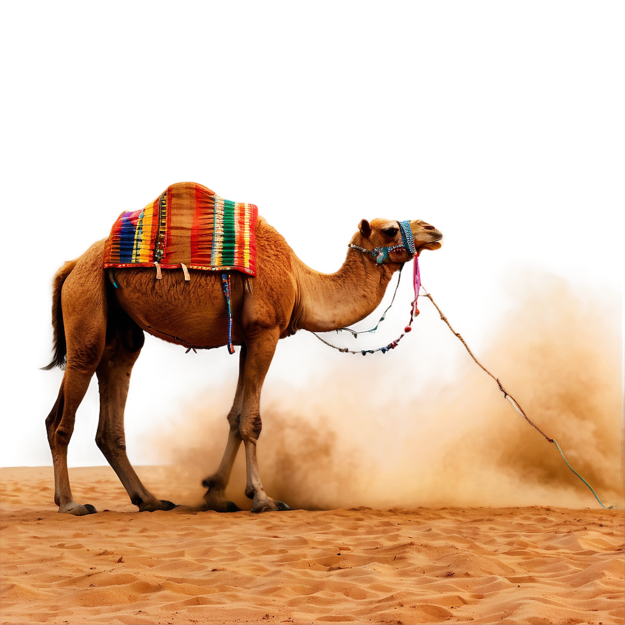 Camel In Sandstorm Png Eoh24 PNG Image