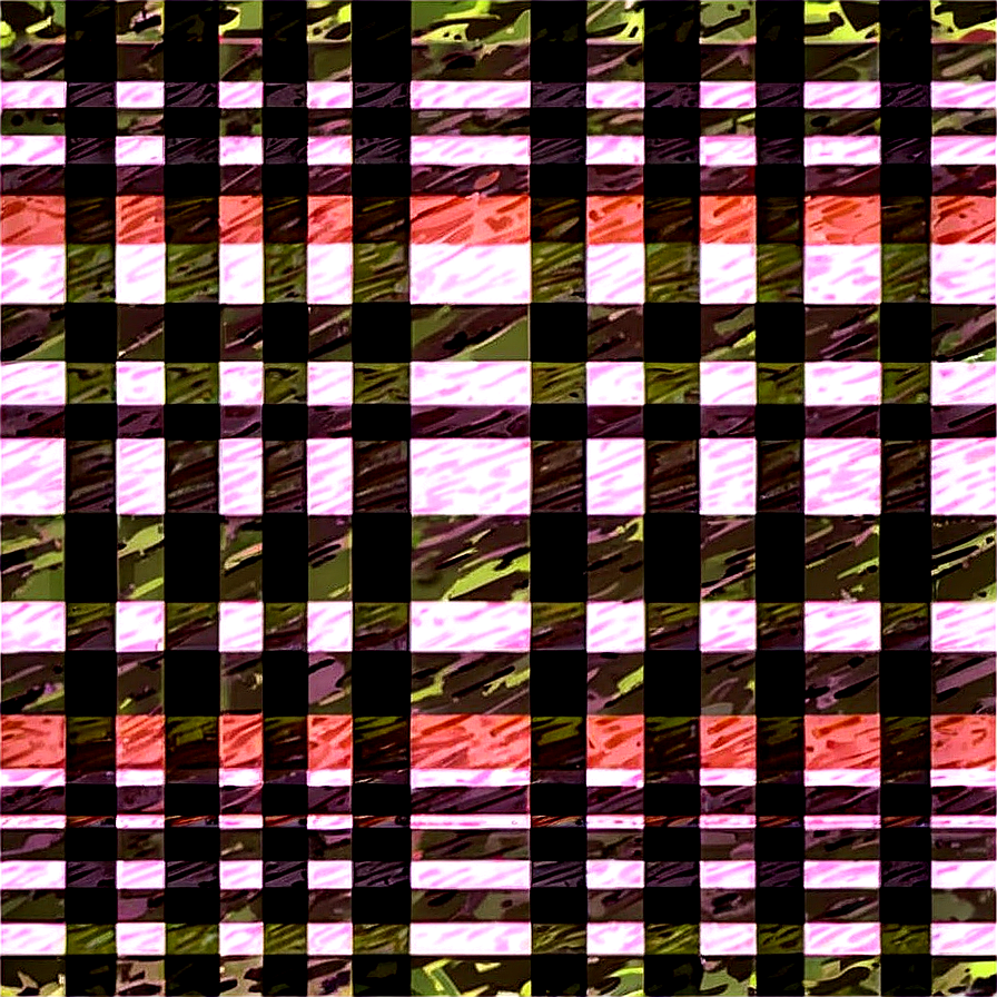 Camo Checkered Design Png Umc PNG Image