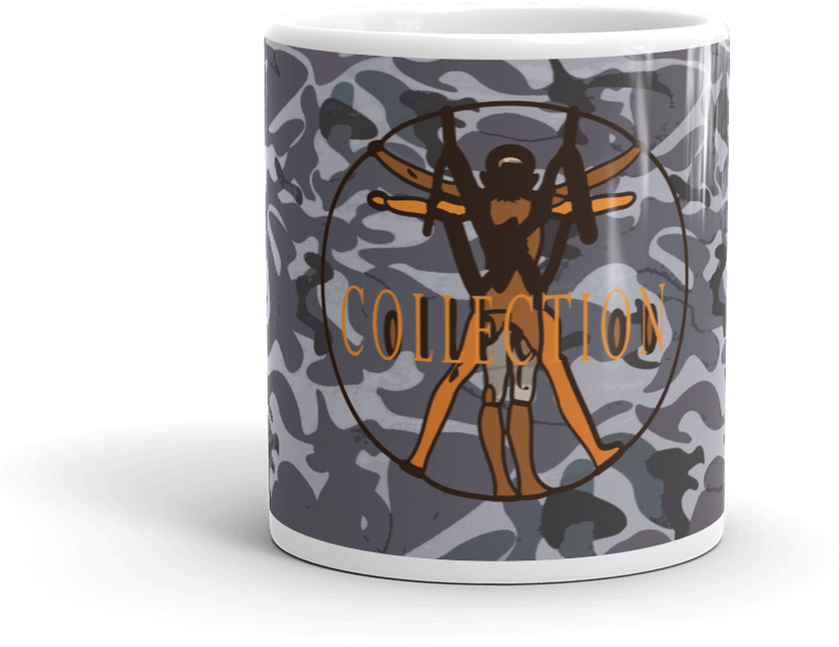 Camo Collection Mug Design PNG Image