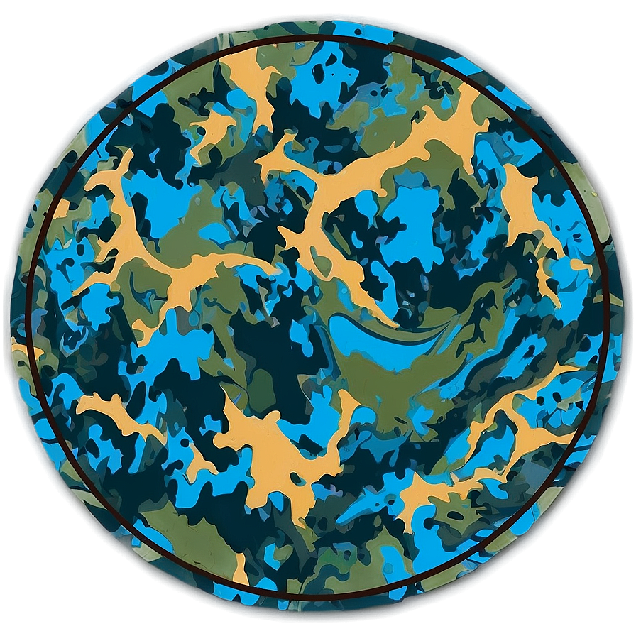 Camo Swirl Design Png Nep58 PNG Image