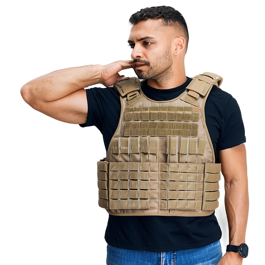 Camouflage Bulletproof Vest Png 06262024 PNG Image