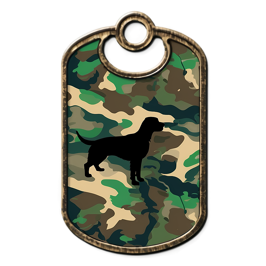 Camouflage Dog Tags Png Wia PNG Image