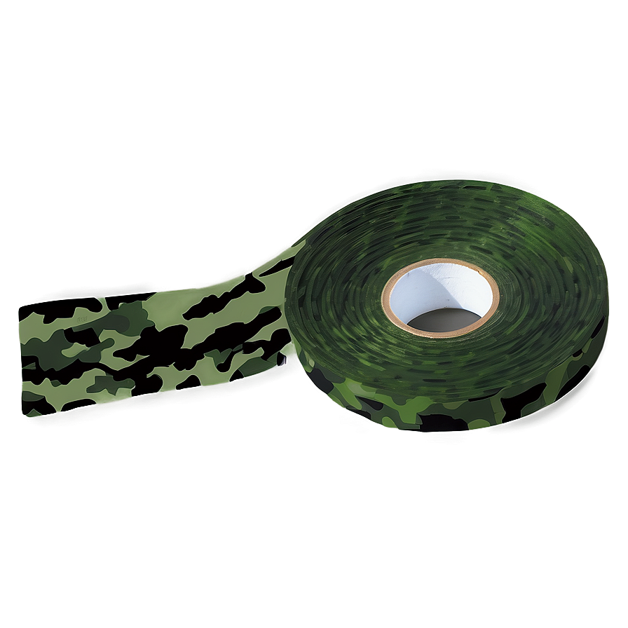 Camouflage Green Tape Png Qhl85 PNG Image