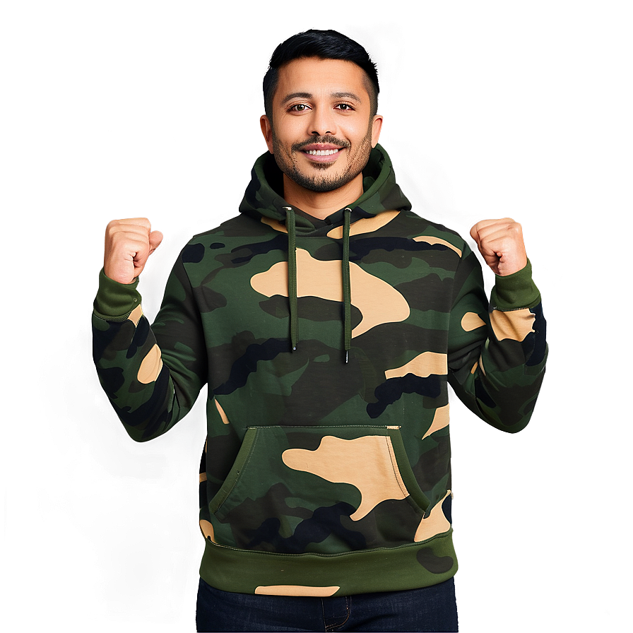 Camouflage Hoodie Png Hqs4 PNG Image