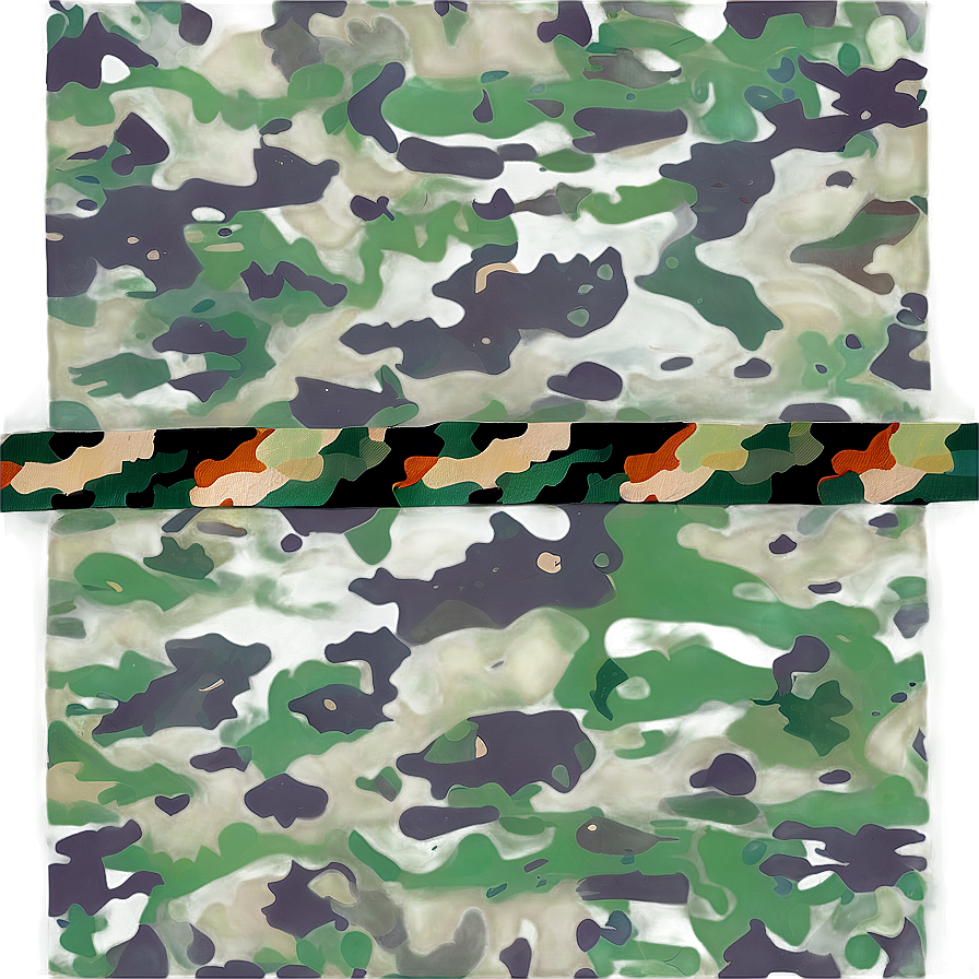 Camouflage Ribbon Png 52 PNG Image