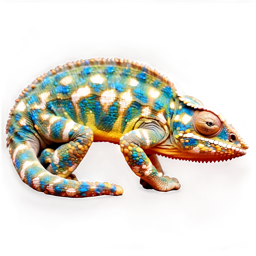 Camouflaged Chameleon Png Cnk PNG Image