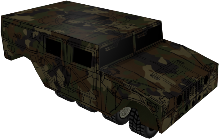 Camouflaged Hummer Vehicle Graphic PNG Image