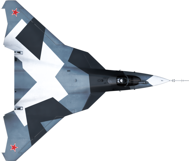 Camouflaged Jet Fighter Top View PNG Image