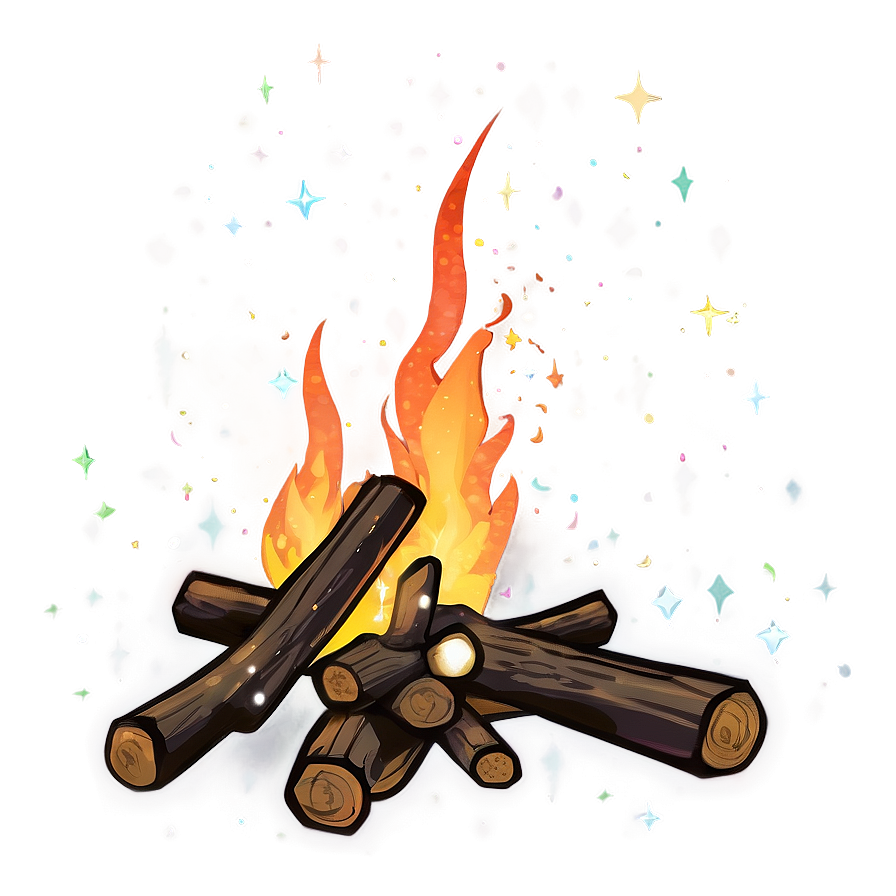 Campfire And Constellations Png 05242024 PNG Image