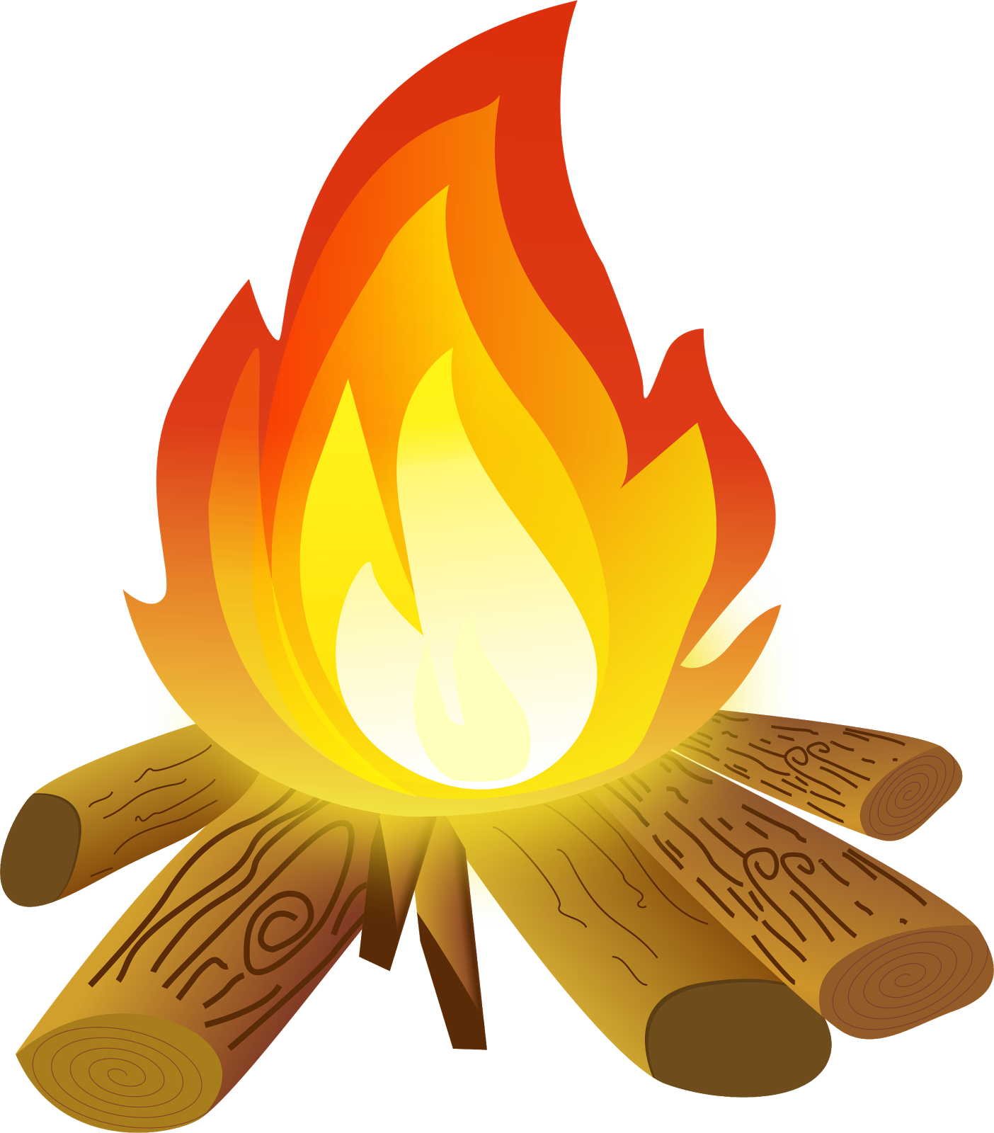 Campfire Graphic Illustration PNG Image