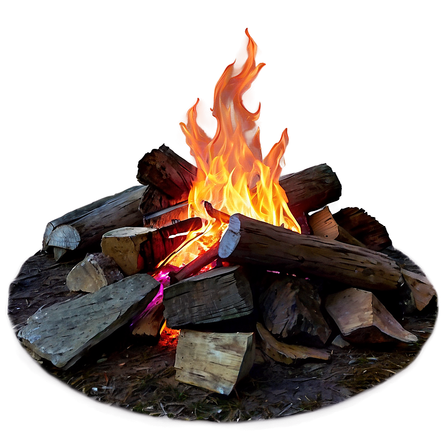 Campfire On Mountain Top Png Dsm PNG Image