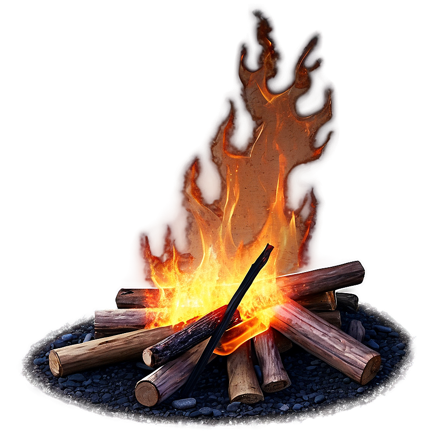 Campfire Overlay Png 06272024 PNG Image