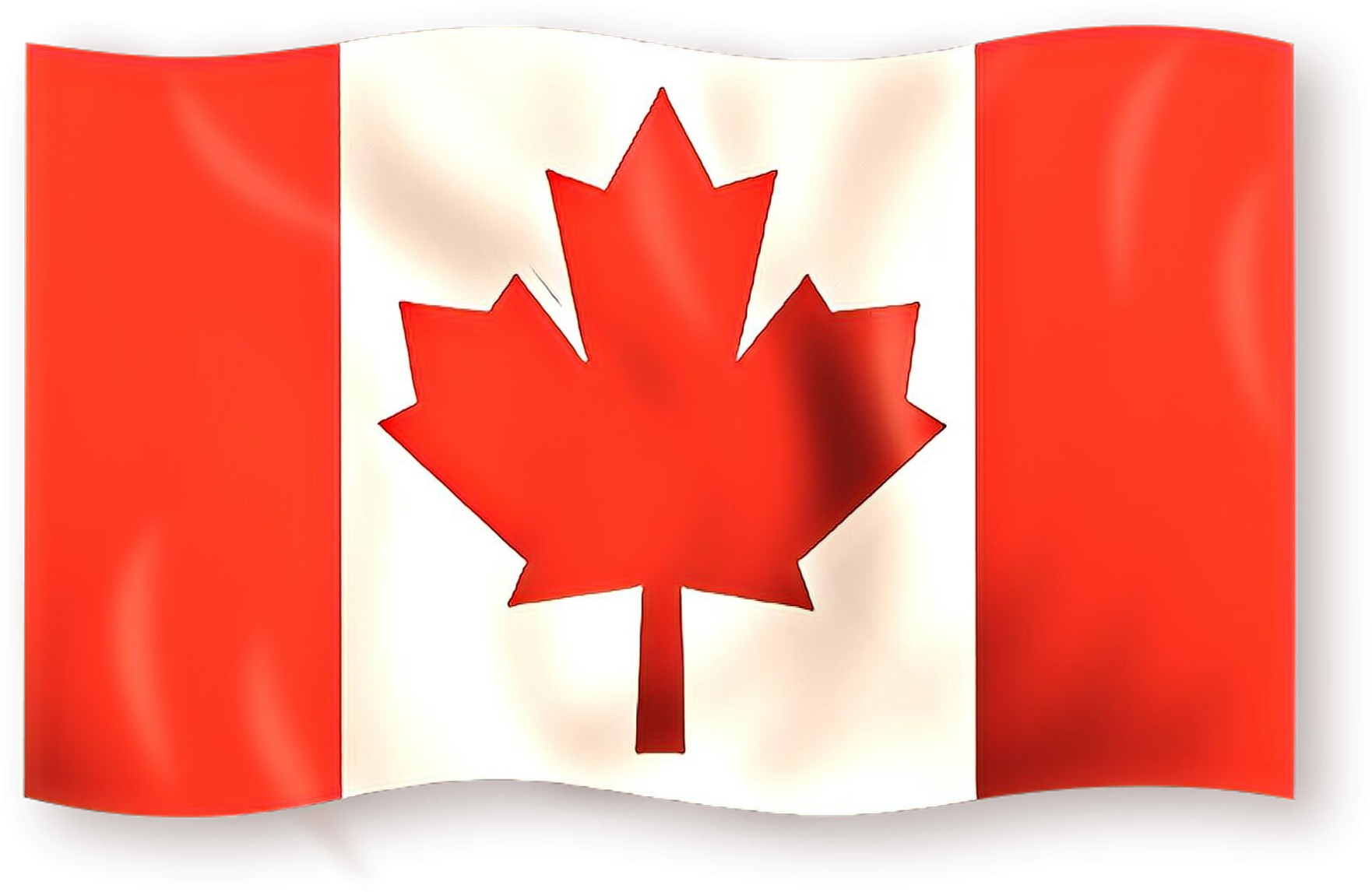 Canadian Flag Waving PNG Image