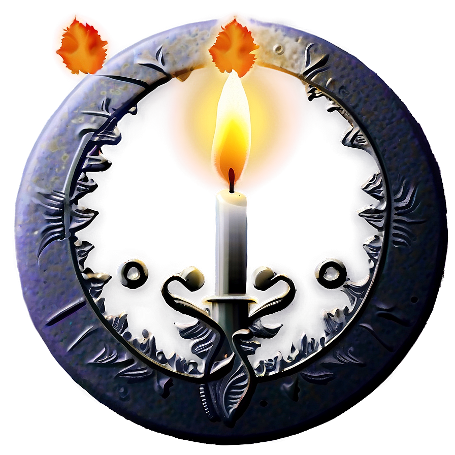 Candle Flame Serenity Png C PNG Image