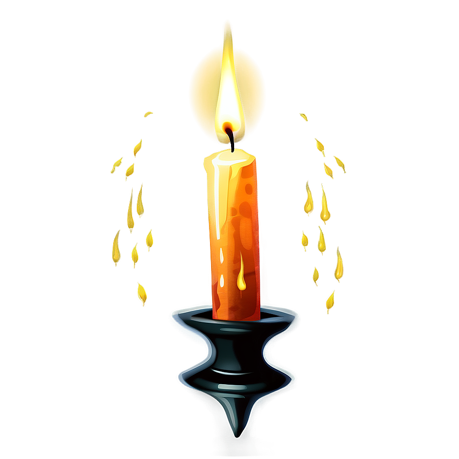 Candle In Darkness Png Yyf PNG Image