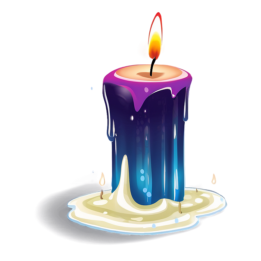 Candle Wax Melting Png 05232024 PNG Image