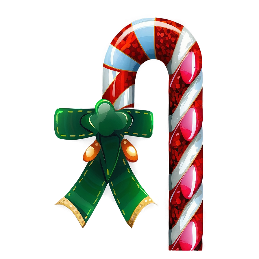 Candy Cane Christmas Decoration Png Agn25 PNG Image