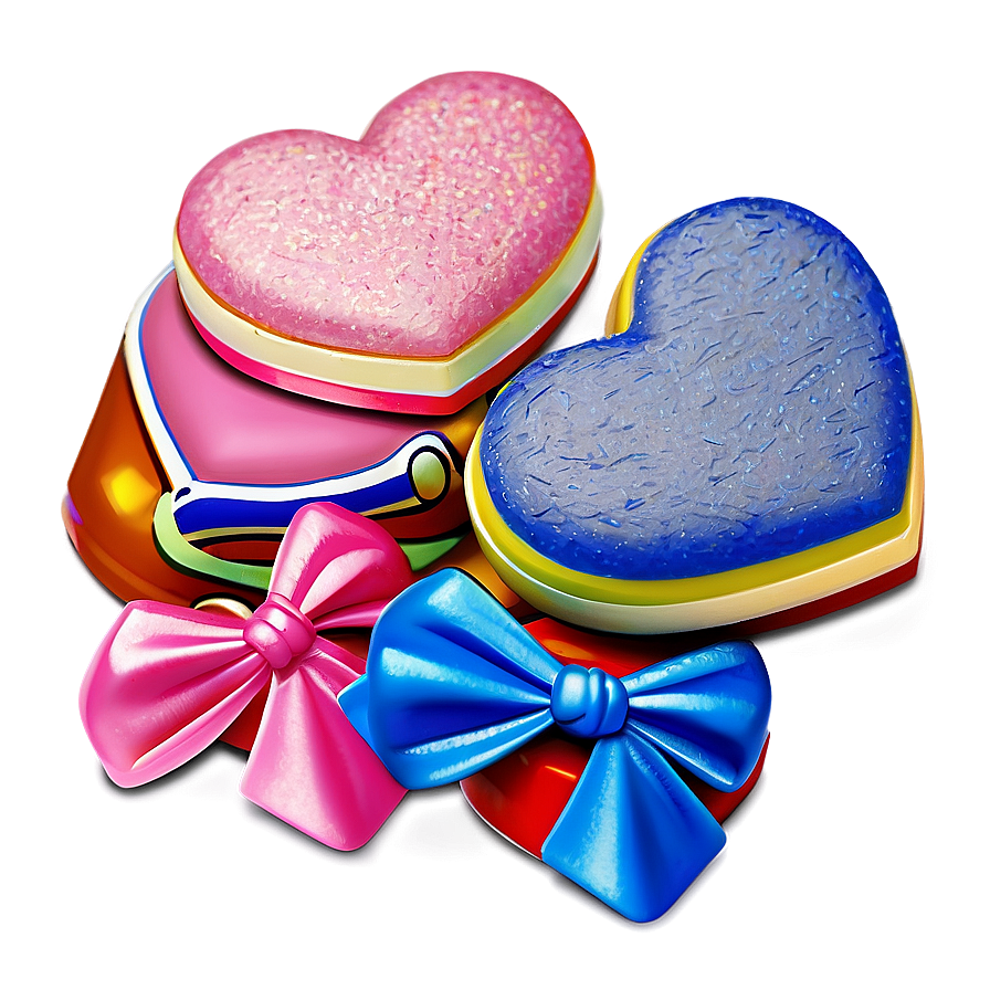 Candy Hearts Png Tgv63 PNG Image