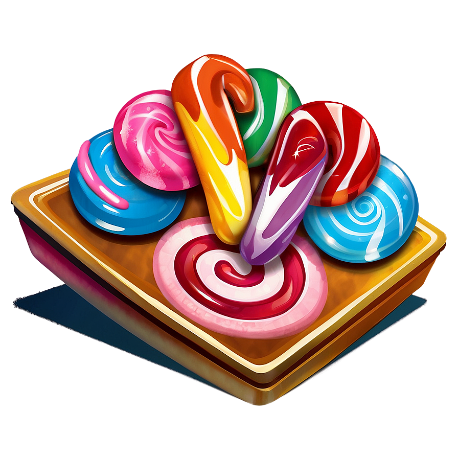 Candy Land Board Game Elements Png Cjp81 PNG Image