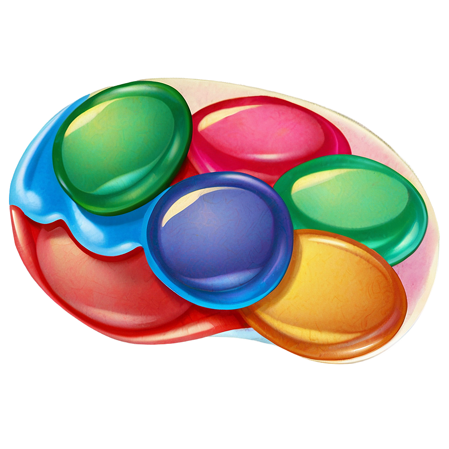 Candy Land Jelly Bean Pathway Png 06202024 PNG Image