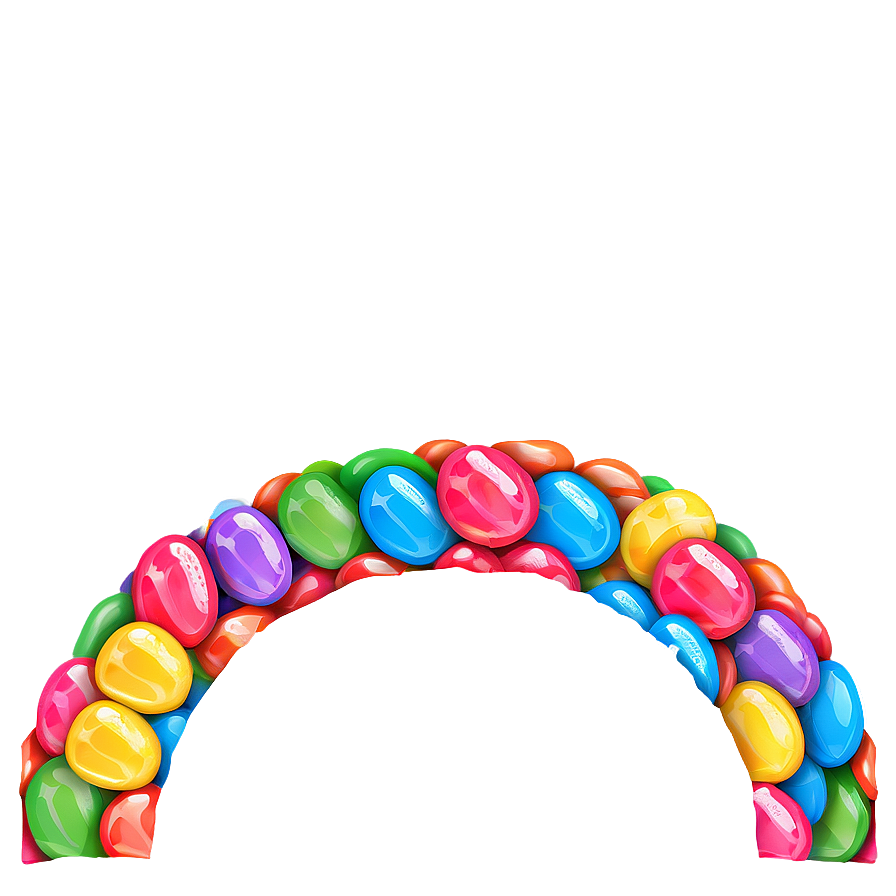 Candy Land Jelly Bean Pathway Png Ffy PNG Image