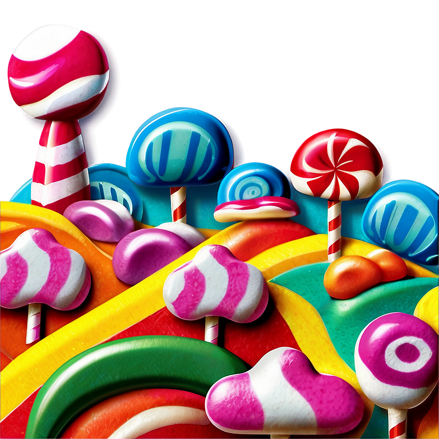 Candy Land Sugary Springs Png Emn PNG Image