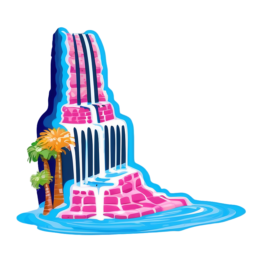 Candy Land Wondrous Waterfalls Png Tuc PNG Image