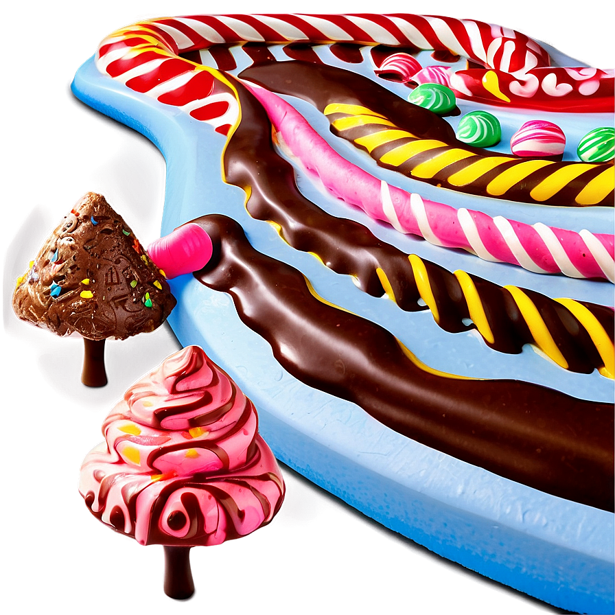 Candyland Chocolate River Png Nhy16 PNG Image