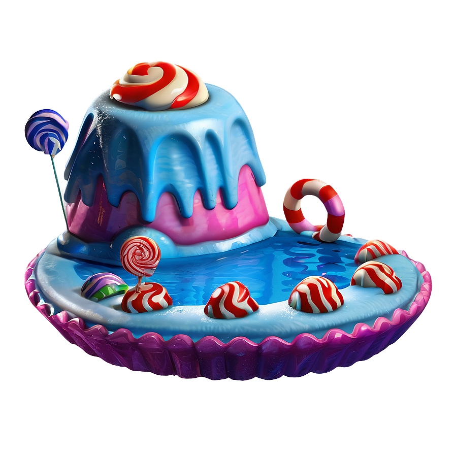 Candyland Iced Lake Adventure Png 89 PNG Image