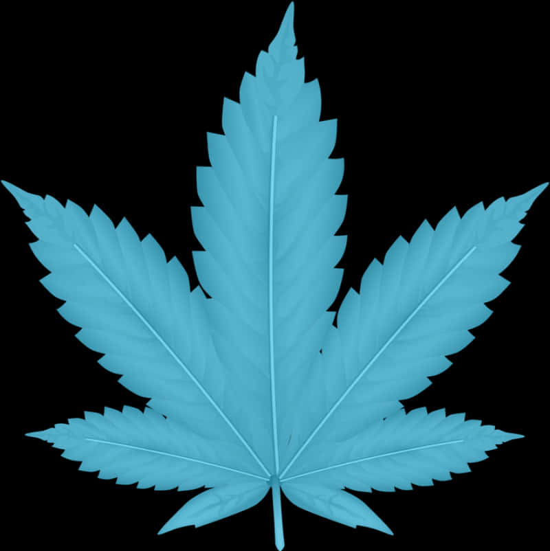 Cannabis Leaf Graphic Art PNG Image