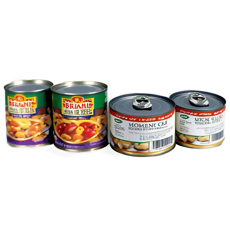 Canned Food For Quick Meals Png Dso98 PNG Image