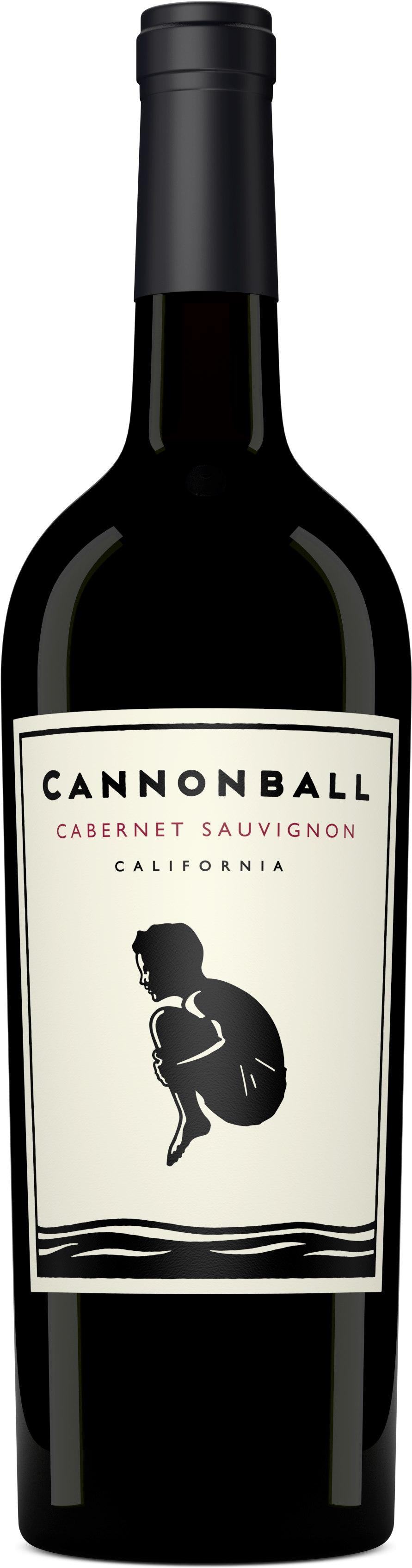 Cannonball Cabernet Sauvignon Wine Bottle PNG Image