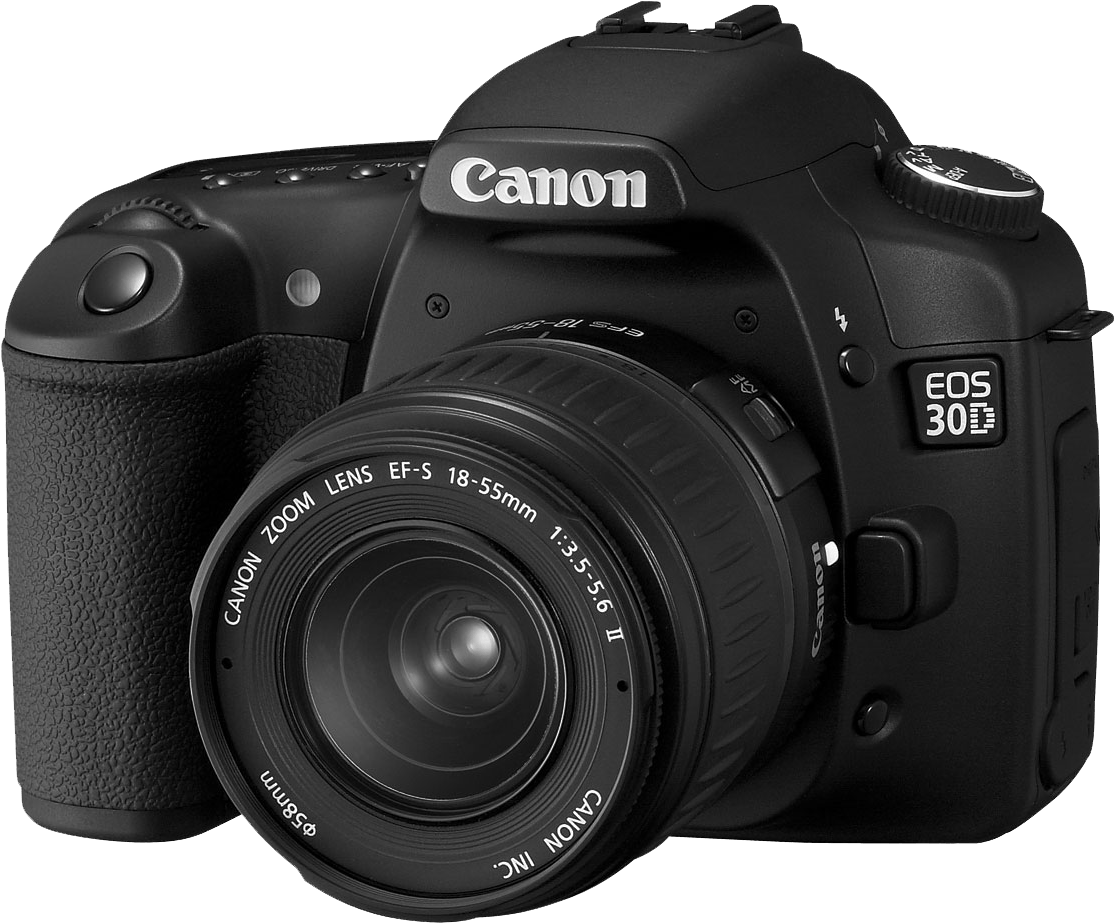 Canon E O S30 D D S L R Camera PNG Image