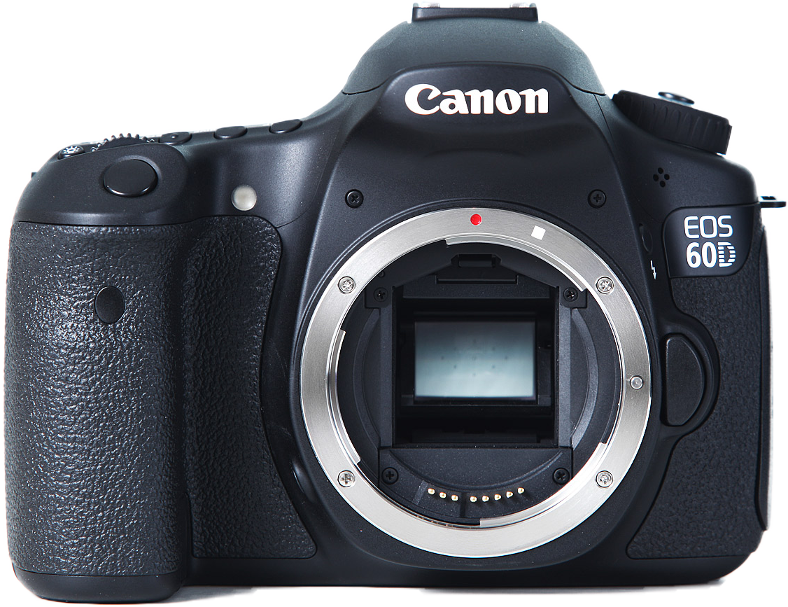 Canon E O S60 D D S L R Camera Body PNG Image