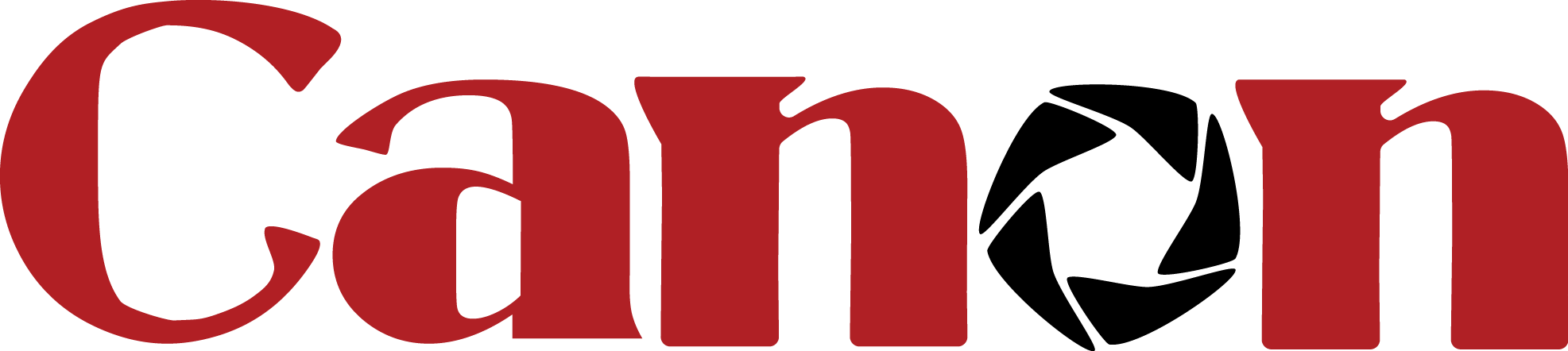 Canon Logo Redand Black PNG Image