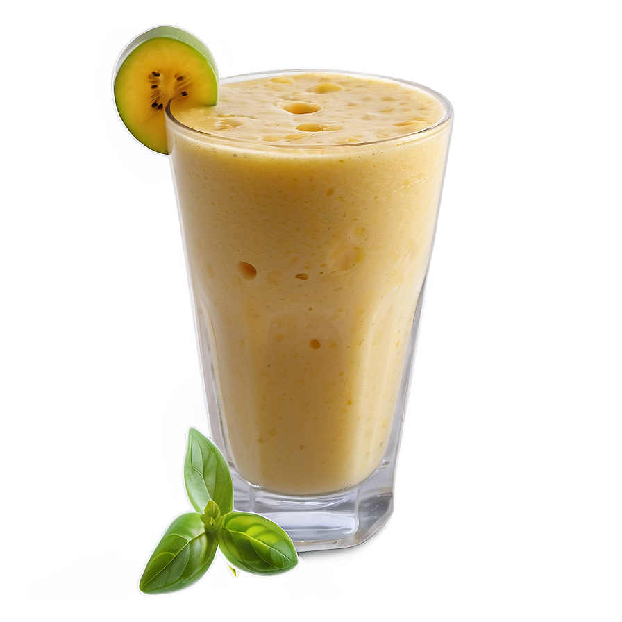 Cantaloupe Basil Smoothie Png 05212024 PNG Image