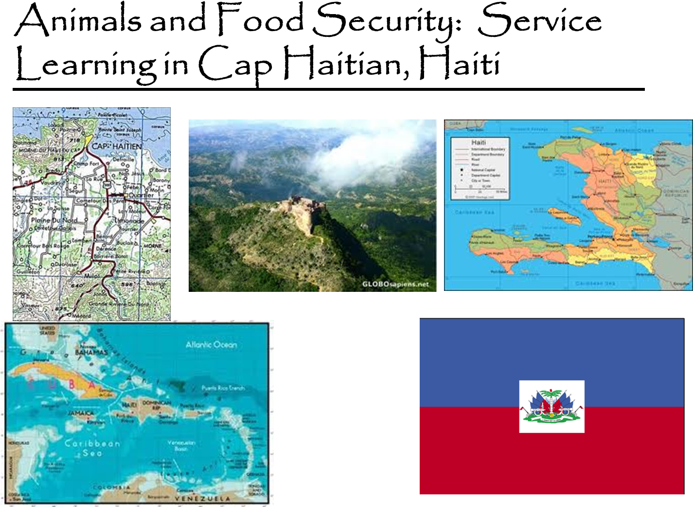 Cap Haitien Educational Collage PNG Image