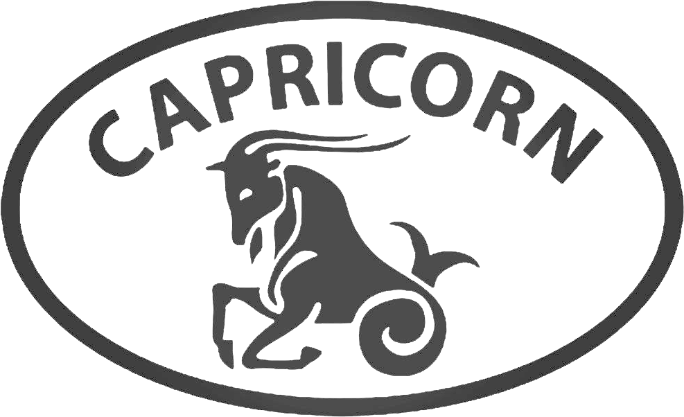 Capricorn Zodiac Sign Graphic PNG Image