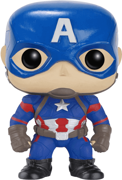 Captain America Funko Pop Figure PNG Image