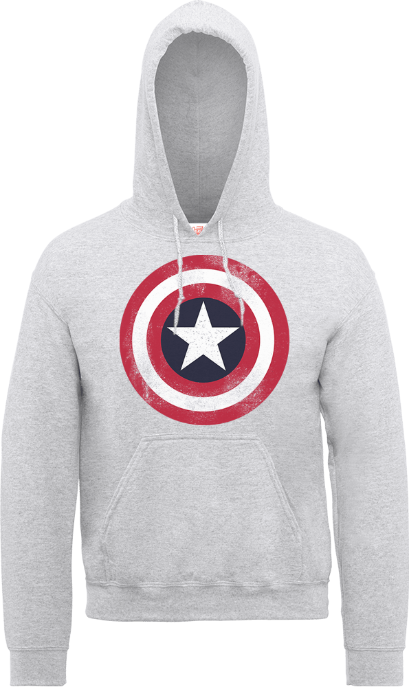 Captain America Shield Hoodie PNG Image