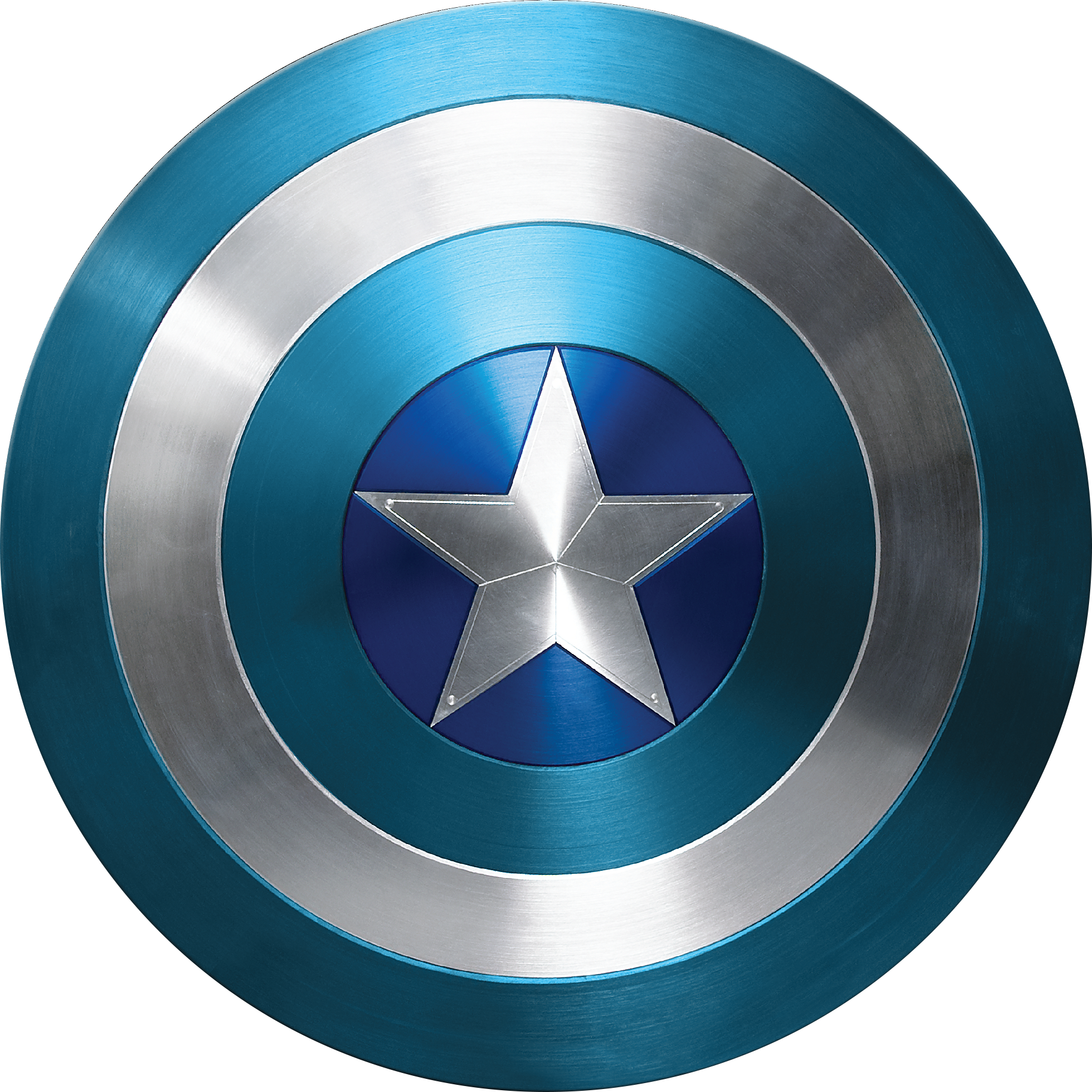 Captain America Shield Iconic Symbol PNG Image